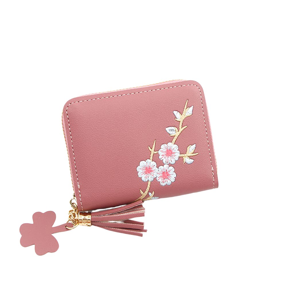 Women's Cute Flower Embroidered Wallet